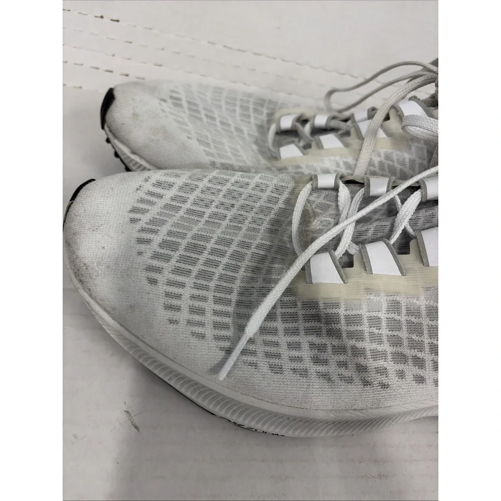 Nike Air Zoom Pegasus 37 Men's Size 13 White Black Running Shoes CJ0677-100 T13